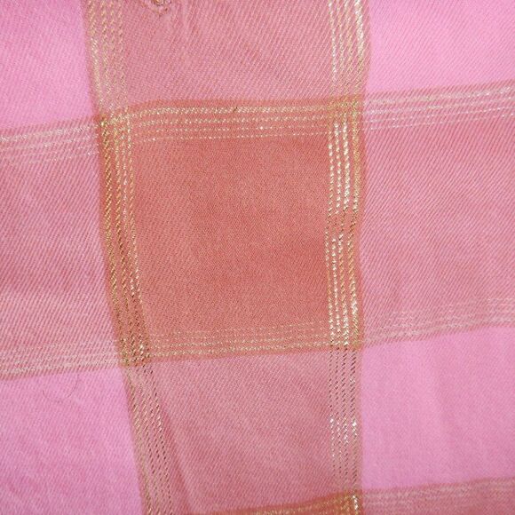 Victoria Secrets dusky rose pink gold thread lace acct tank top - Picture 2 of 4